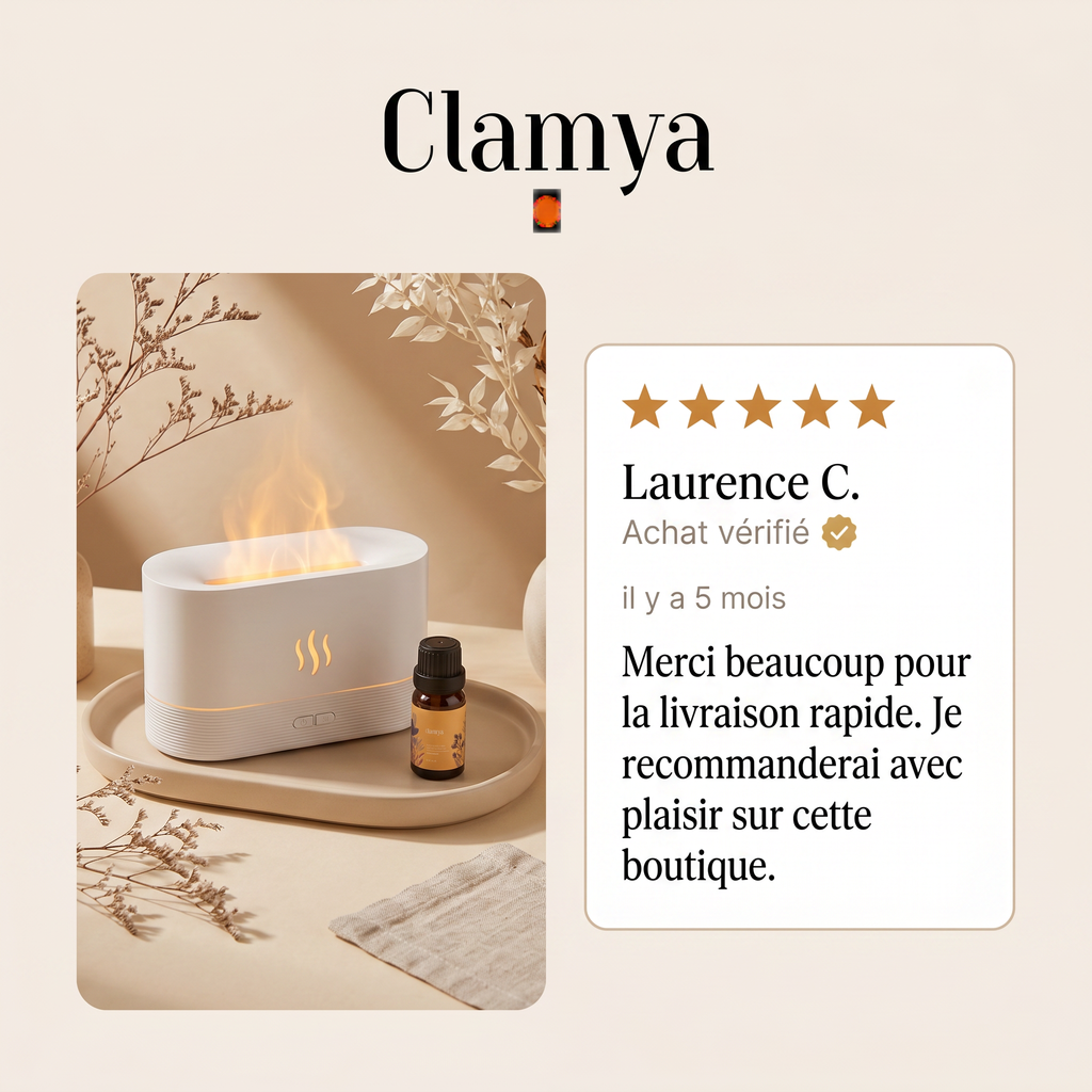 Diffuseur Flamme 6 Couleurs