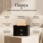 Diffuseur Flamme 6 Couleurs
